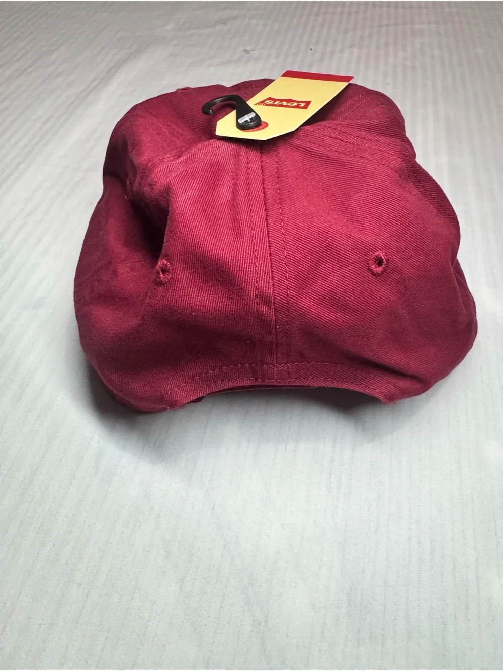 Levi's Kids Maroon Baseball Cap with Embroidered Logo